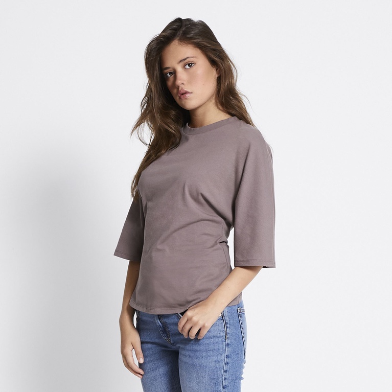 Sculpture top "Fabia" Light Brown